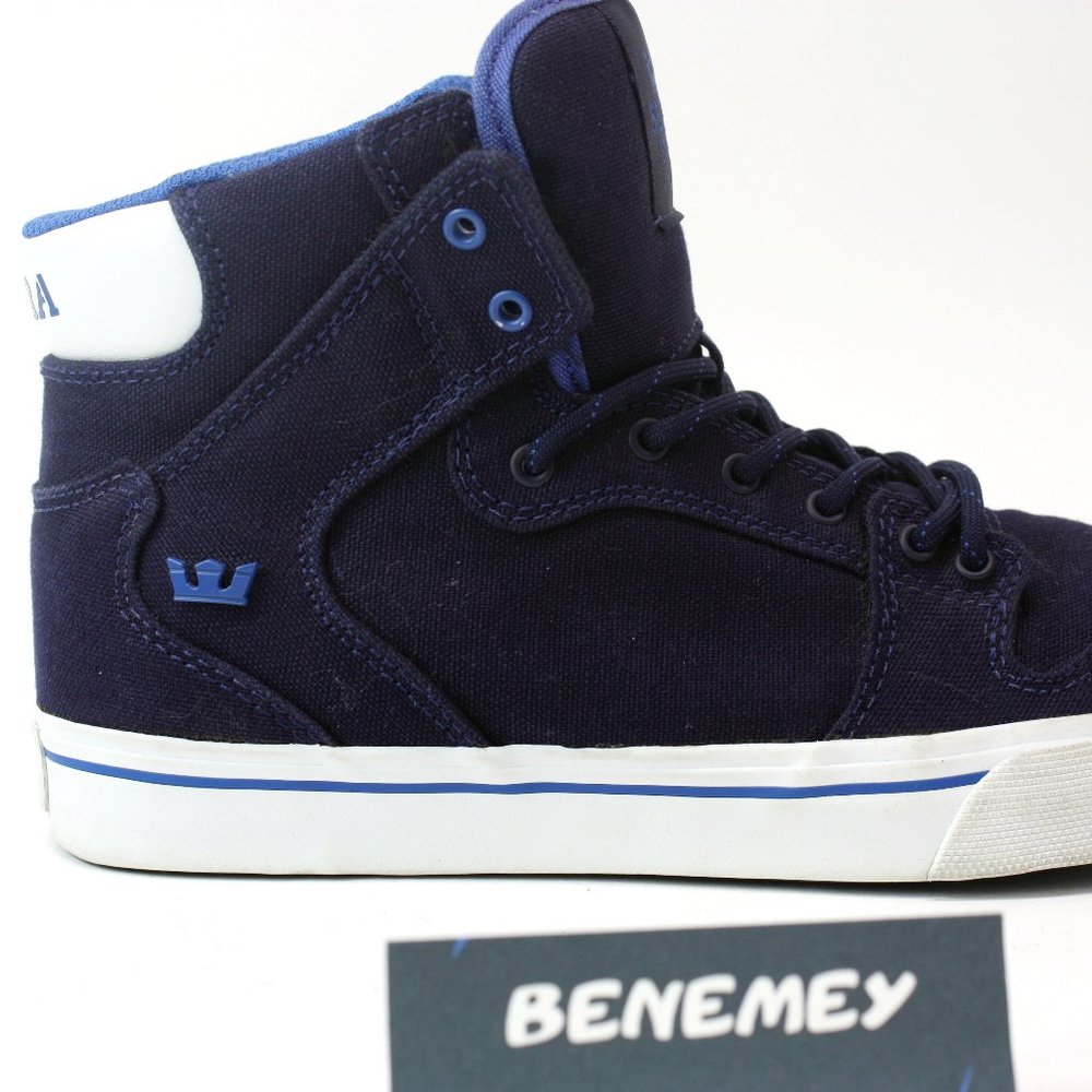 Supra Vaider Skate Youth shoes Blue Size 5